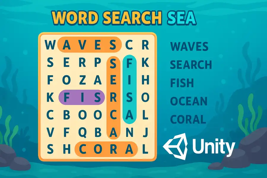 Word Search Sea – Word Puzzle screenshot 2
