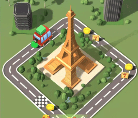 World Tour – Lucky Road – Casual Dice Board Game screenshot 2