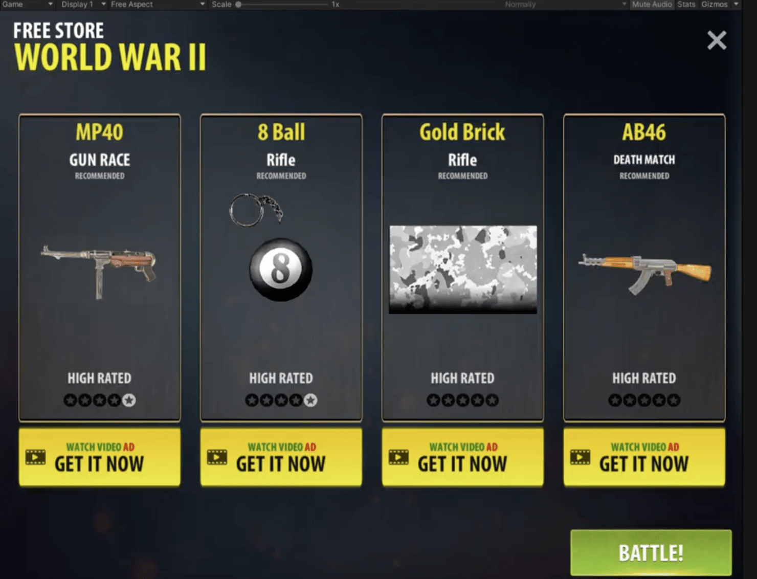 World War 2 Reborn – Unity Project for Android & iOS screenshot 2