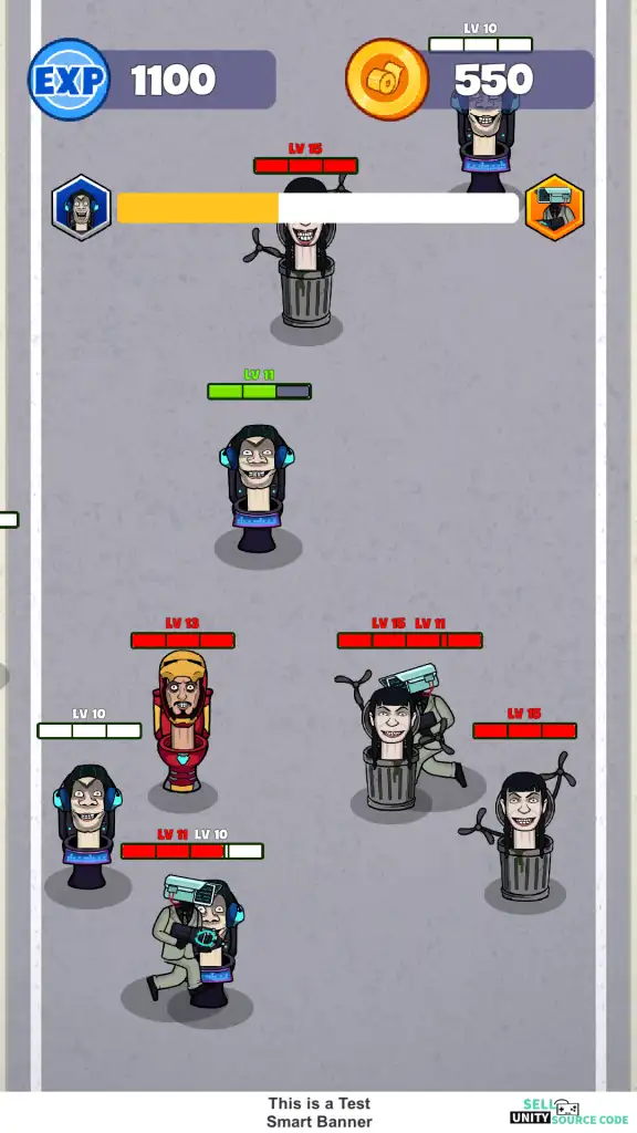 Z War Idle Defense - Zombie Defend Force SellUnitySourceCode screenshot 5