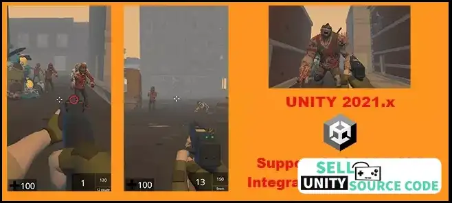 Zombie City Shooter FPS SellUnitySourceCode
