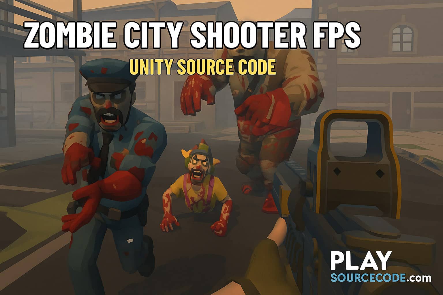Zombie City Shooter Fps Unity Sourcecode