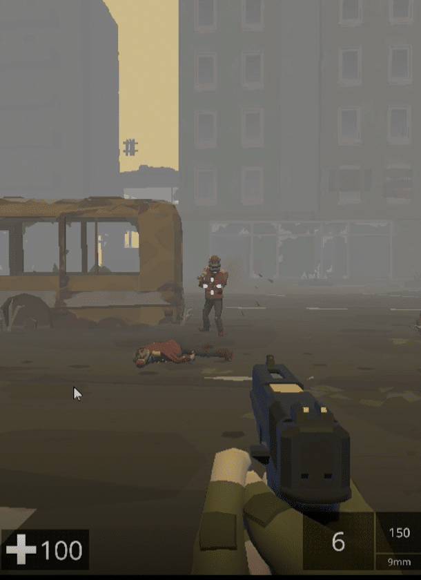 Zombie City Shooter Fps Unity Sourcecode screenshot 3
