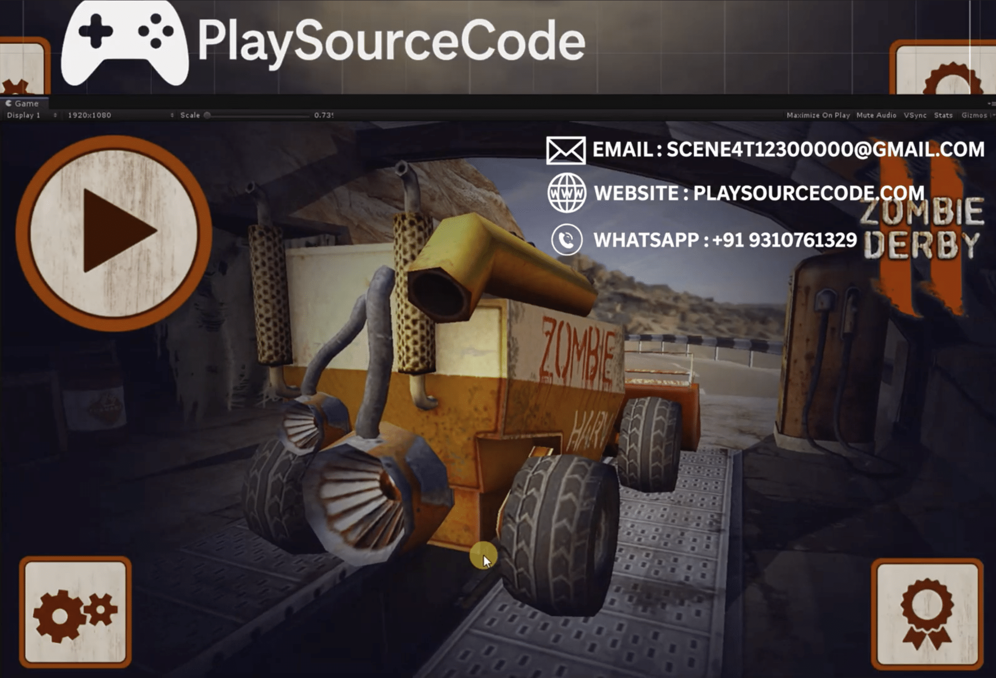 Zombie Derby 2 – Complete Unity Project screenshot 3