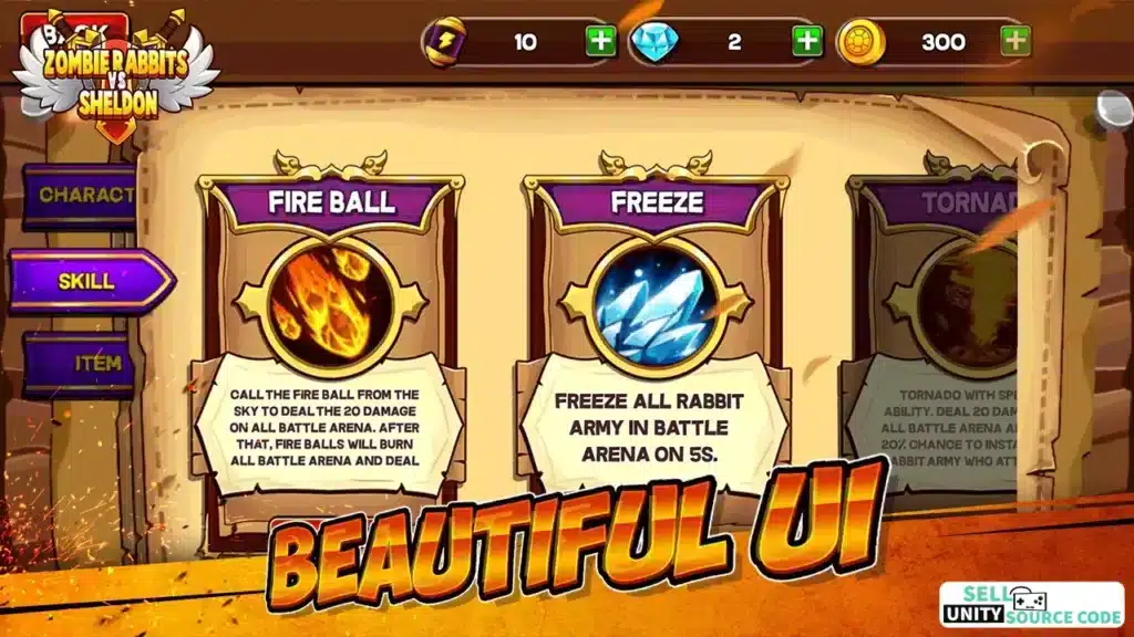 Zombie Rabbits vs Sheldon SellUnitySourceCode screenshot 5