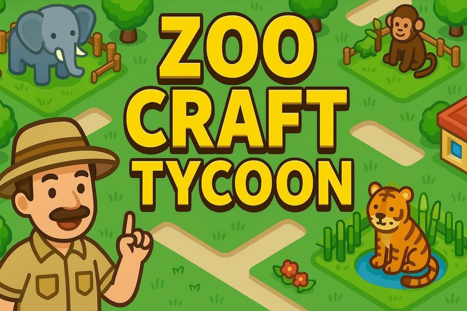 Zoo Craft Tycoon: Tap, Construct & Enhance