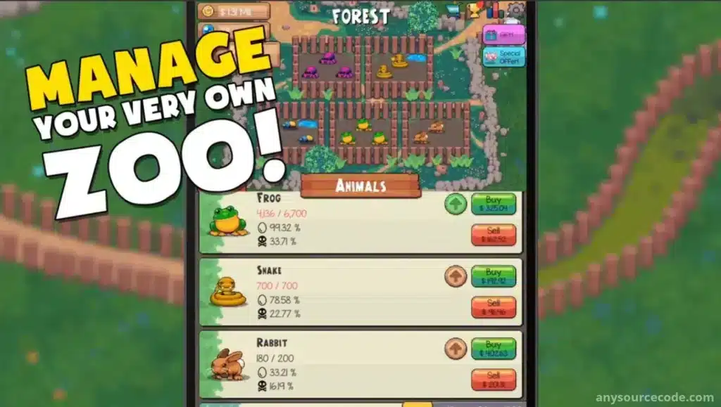 Zoo Craft Tycoon: Tap, Construct & Enhance screenshot 5