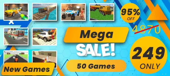 Zoobs Team Mega Bundle Offer: 50 Unity 3D Games SellUnitySourceCode 